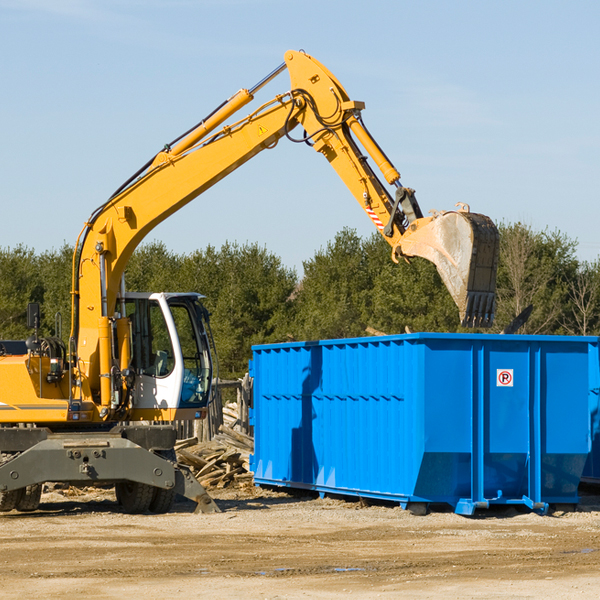 what size residential dumpster rentals are available in Whitley City KY